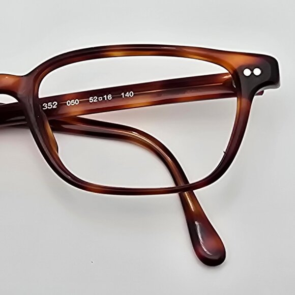 Giorgio Armani 352 050 Tortoise Eyeglasses Frame Italy 52-16-140 - Picture 11 of 12